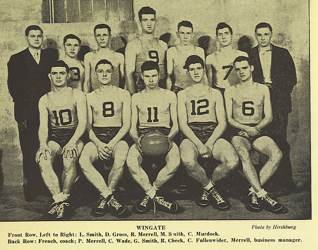 Wingate Spartans Wingate basketball 193536