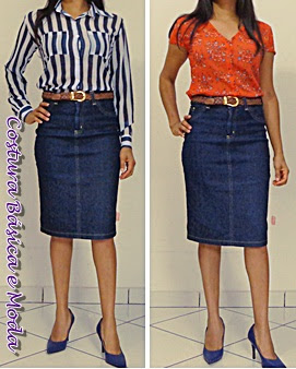saia jeans passo a passo