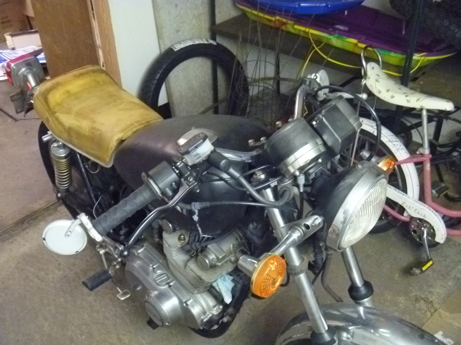 Suzuki Gs 450 Cafe Racer No Street Tracker Scrambler Cafe Racers