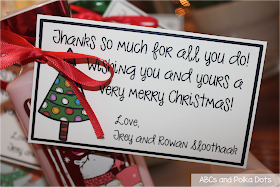 Christmas gifts teacher etsy teachers ABC's and Polka Dots: Christmas gift tags freebie!