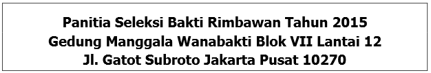 Bakti Rimbawan bakti rimbawan
