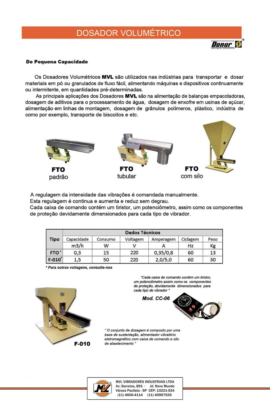 MVL - Máquinas Vibratórias Ltda. - 1 tip