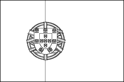 Portugal Flag Coloring Page