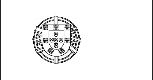 Coloring Flag of Portugal ~ Child Coloring