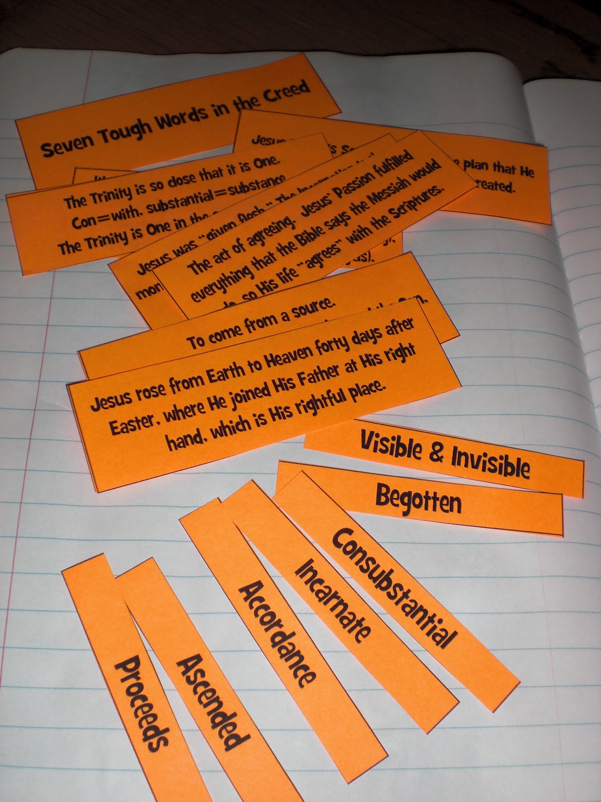 Look to Him and be Radiant: The Creed-Words to Know