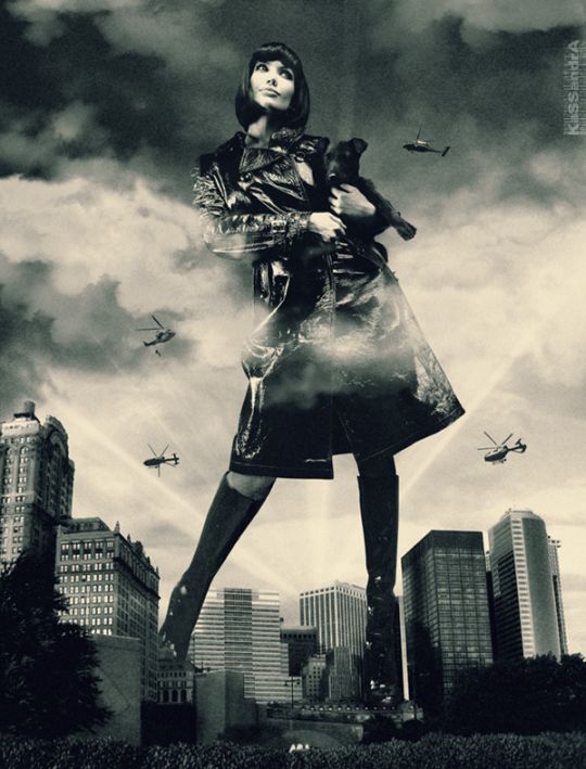 kassandra elka vizerskaya fotografia manipulação digital mulheres gigantes