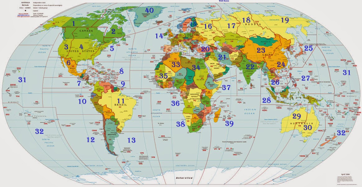 Ta5fa Ham Radio World Maps