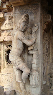 Carvings on another pillar