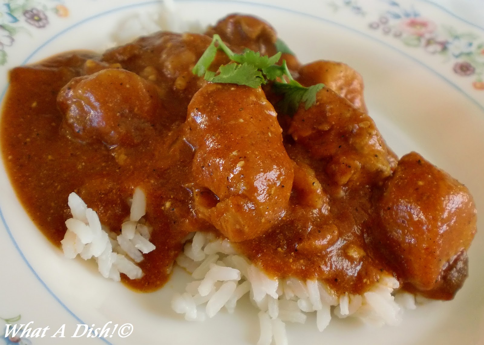 What A Dish! Slow Cooker Indian Butter Chicken