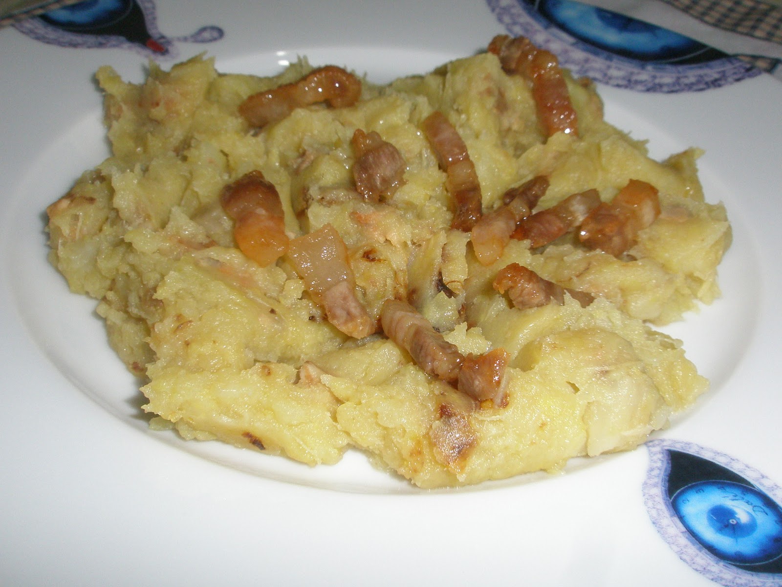 Les Receptes de la Ita "TRINXAT" DE COL Y PATATA CON CANSALADA