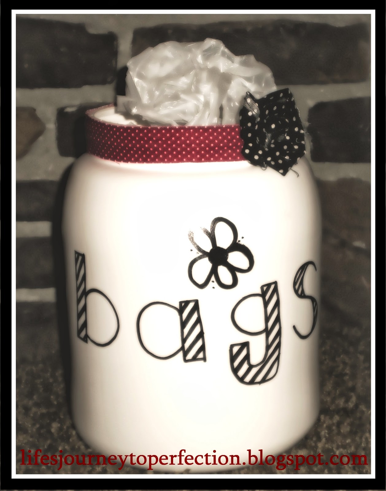 Life's Journey To Perfection Thrifty Thursday Upcycled plastic