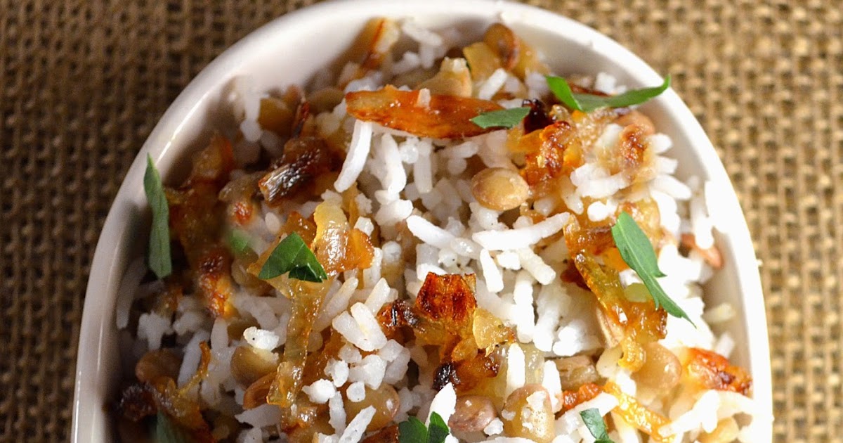 Jilly...Inspired Rice and Lentil Pilaf Creamy Lentils, Fluffy Rice