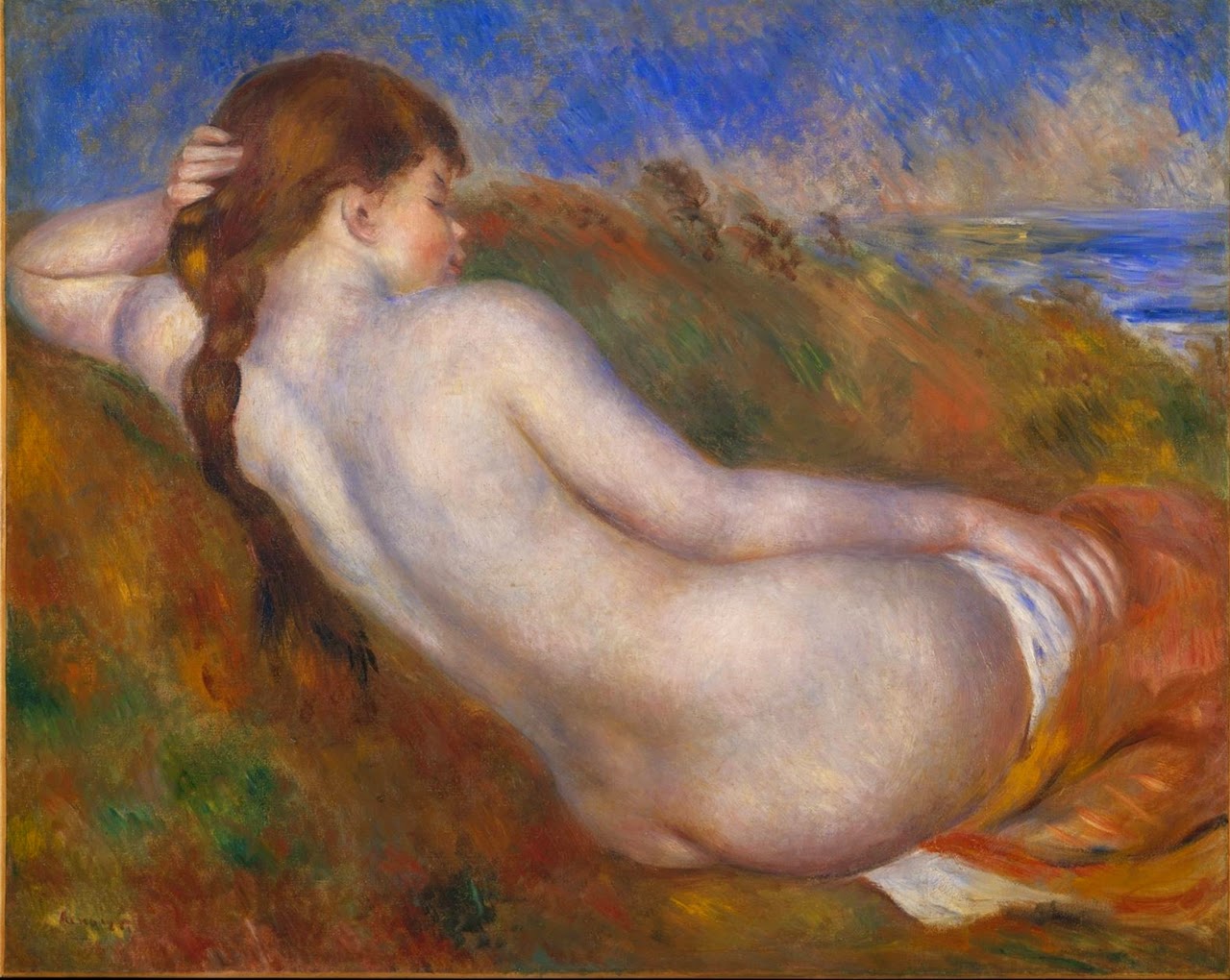 Pierre+Auguste+Renoir+-+Reclining+nude,+1883