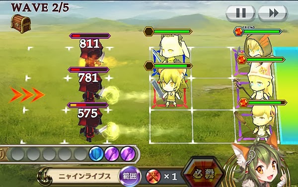 バトルの相手は黒の軍勢