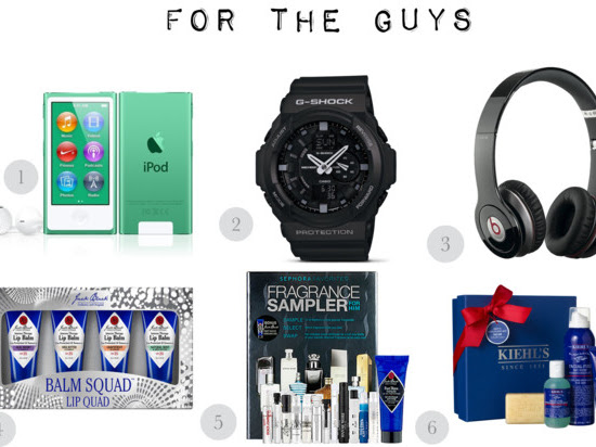 Holiday Gift Guide: For The Guys