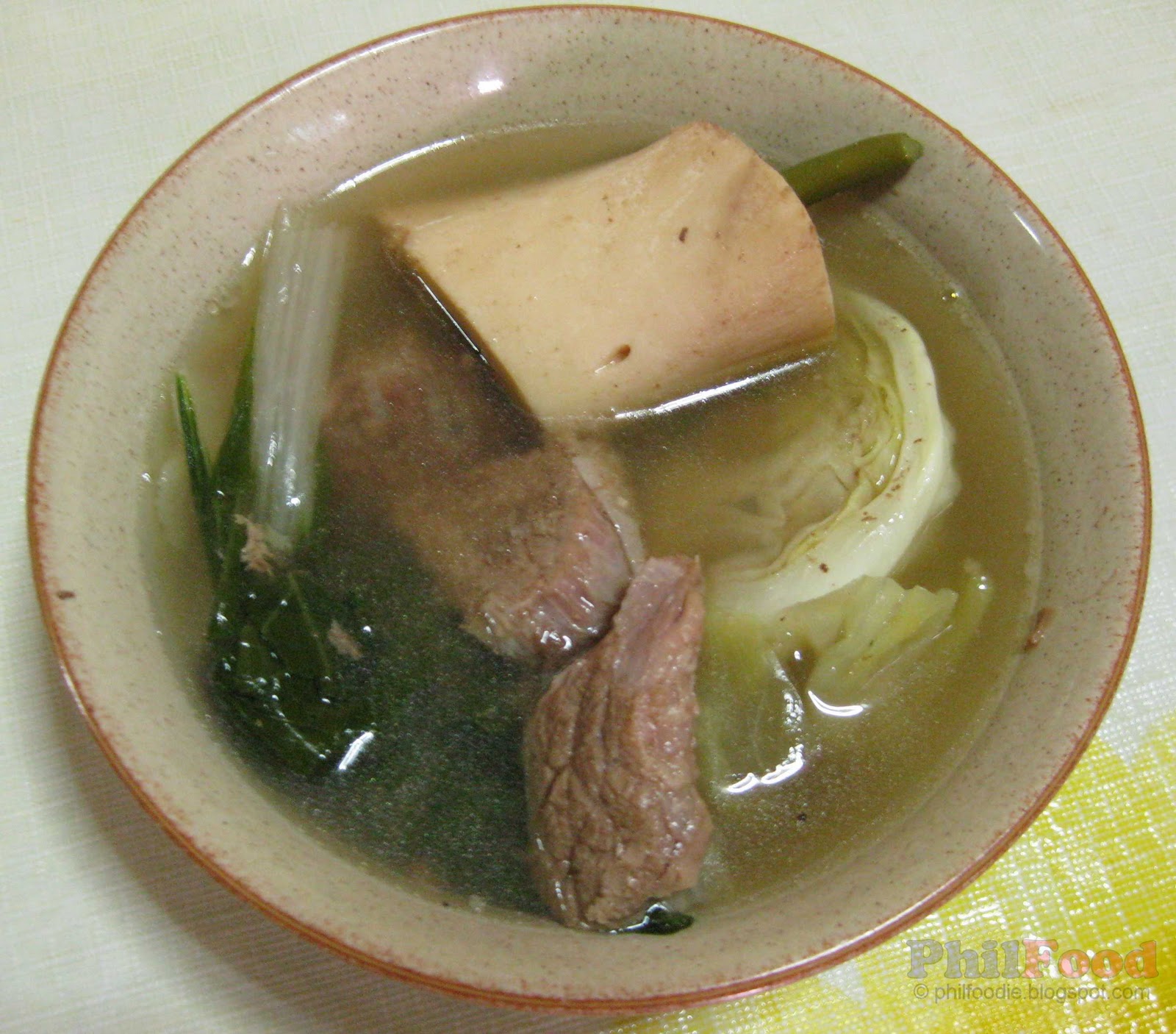 Nilagang baka Philippine beef stew Philippine Food