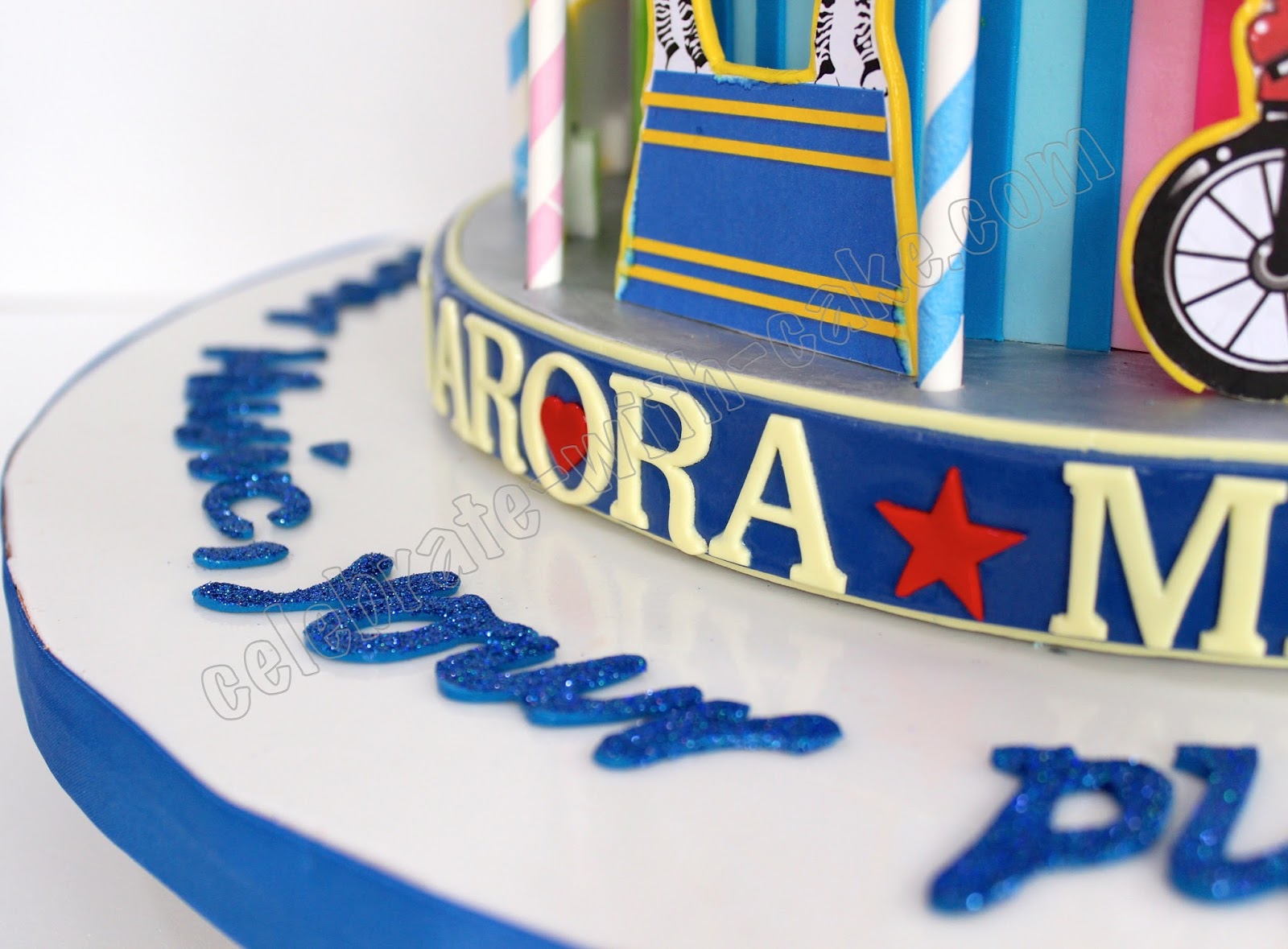 Fun Circus Carousel Cake