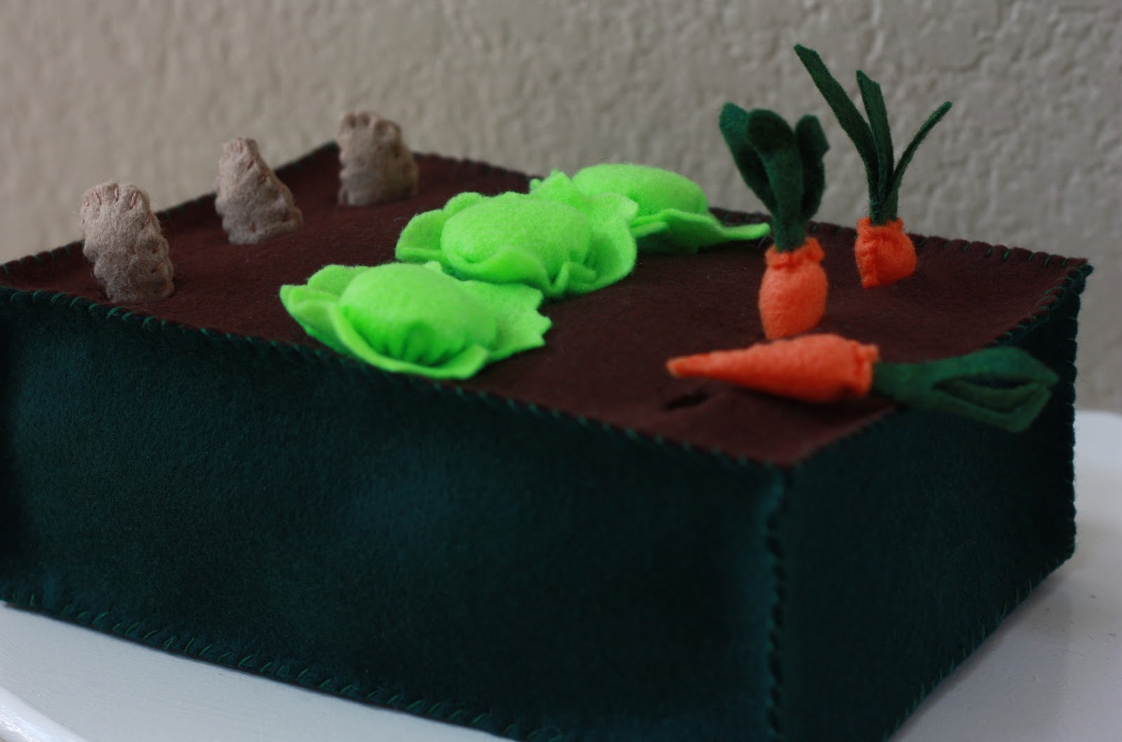 Mama's Felt Cafe Felt Veggie Garden, Revisited