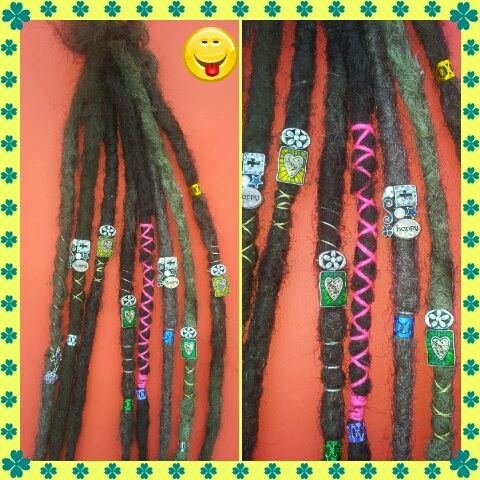 Jewelled Single Ended Dread Extentions