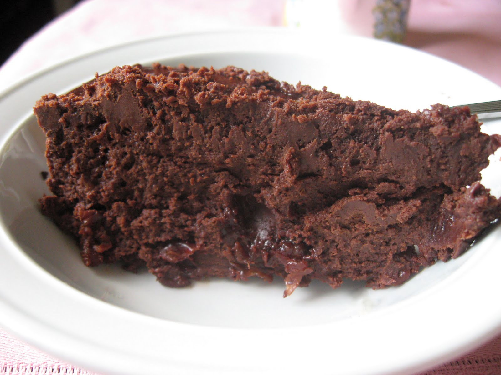 Morsels and Musings red wine, sour cherry &amp; chocolate cake