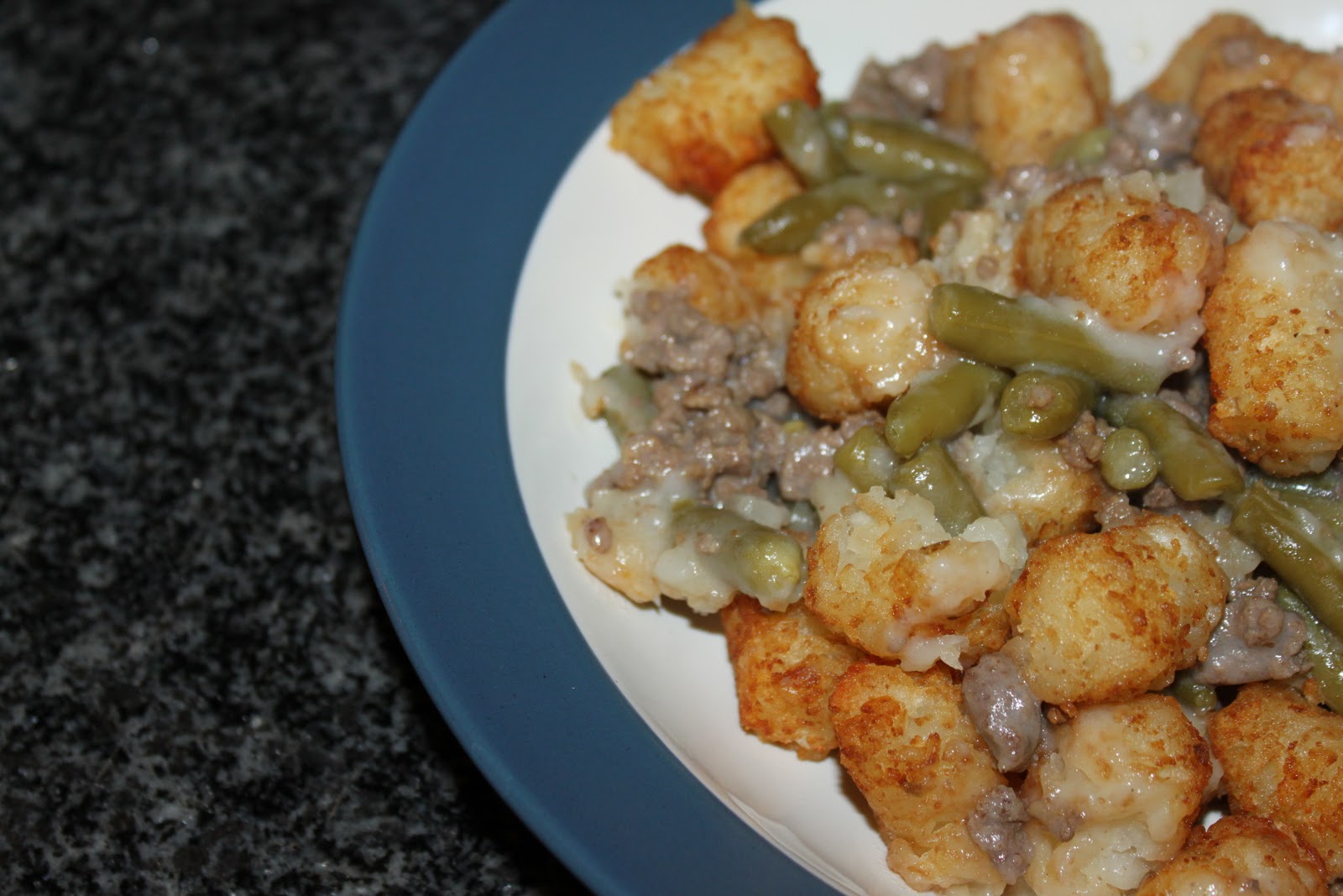 hamburger green bean tater tot casserole