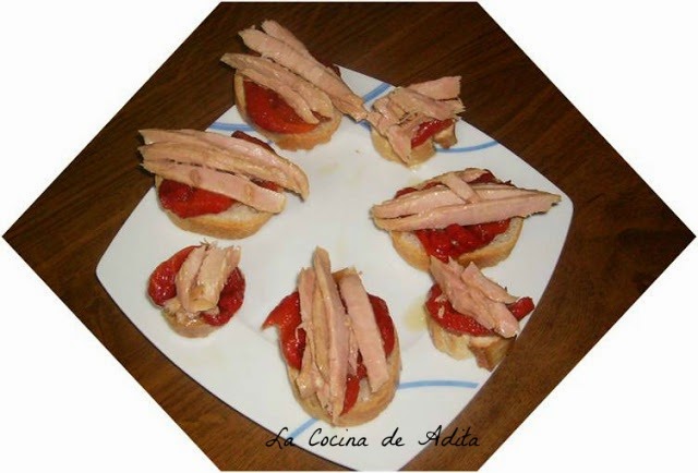 Pimientos Con Ventresca
