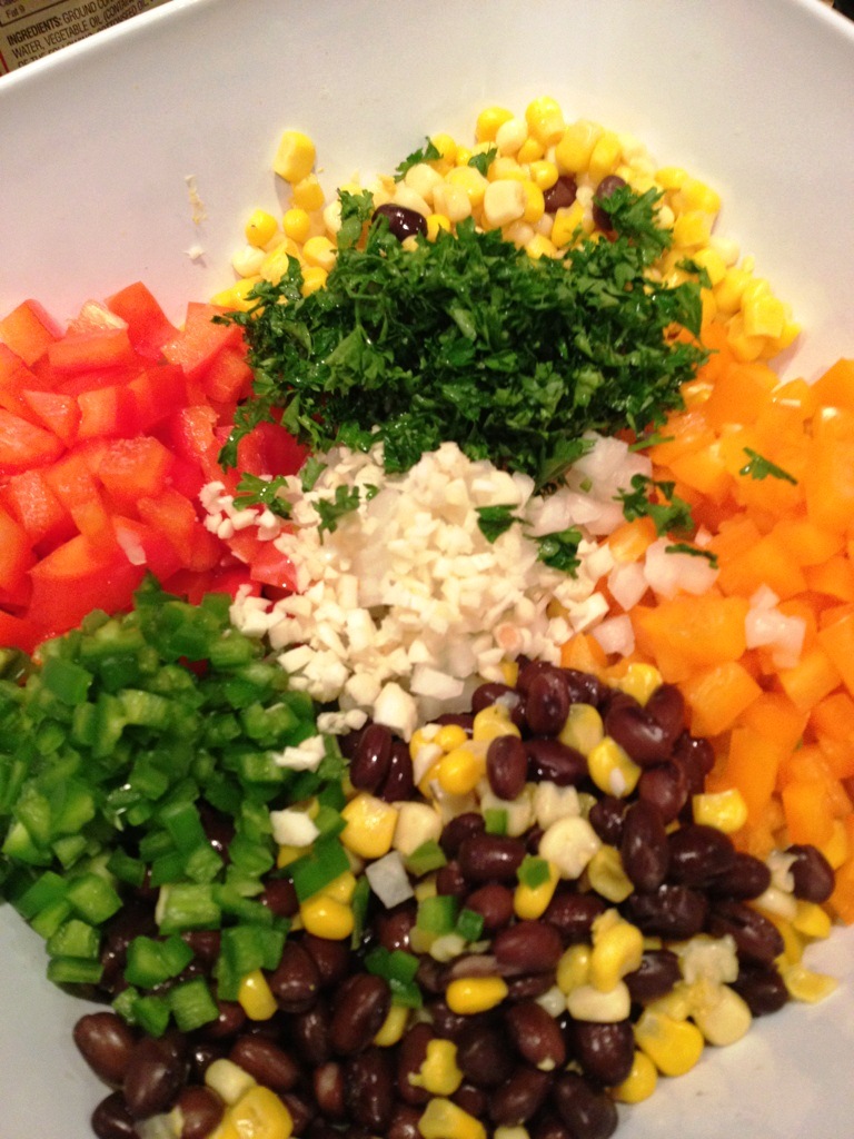 A Healthy Makeover Corn and Black Bean Salad