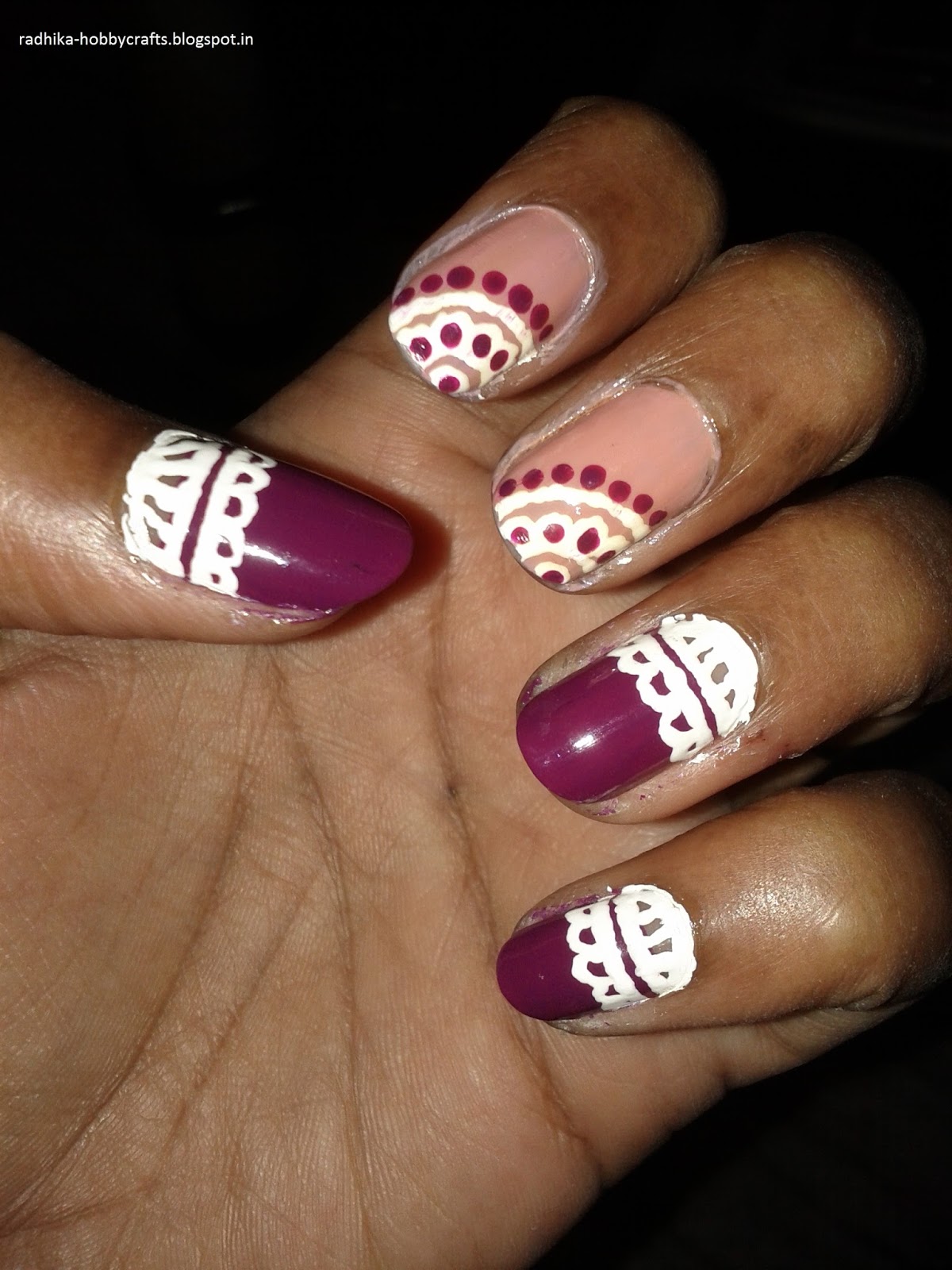 Hobby Crafts ) Nail art for short nails