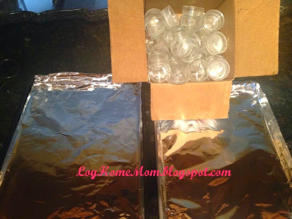 Log Home Mom Cleaning Votive Candle Holders