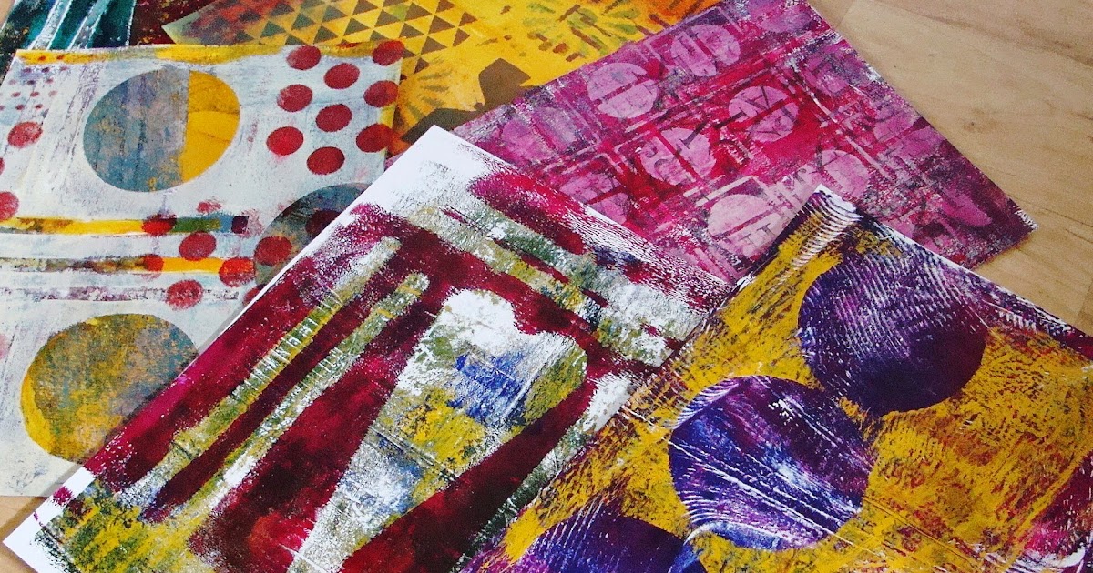 My Art Journal What to do With All of These Painted Papers