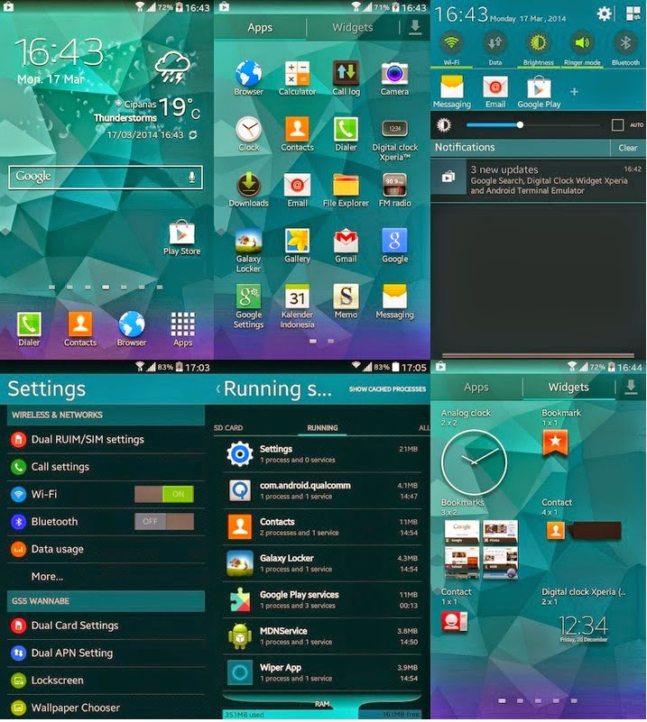 Membuat Tampilan Smartfren Andromax C Menjadi Samsung S5 ROM Andromax C