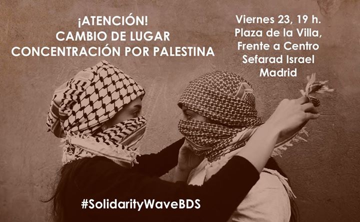 23 Octubre Solidaridad con el Pueblo Palestino