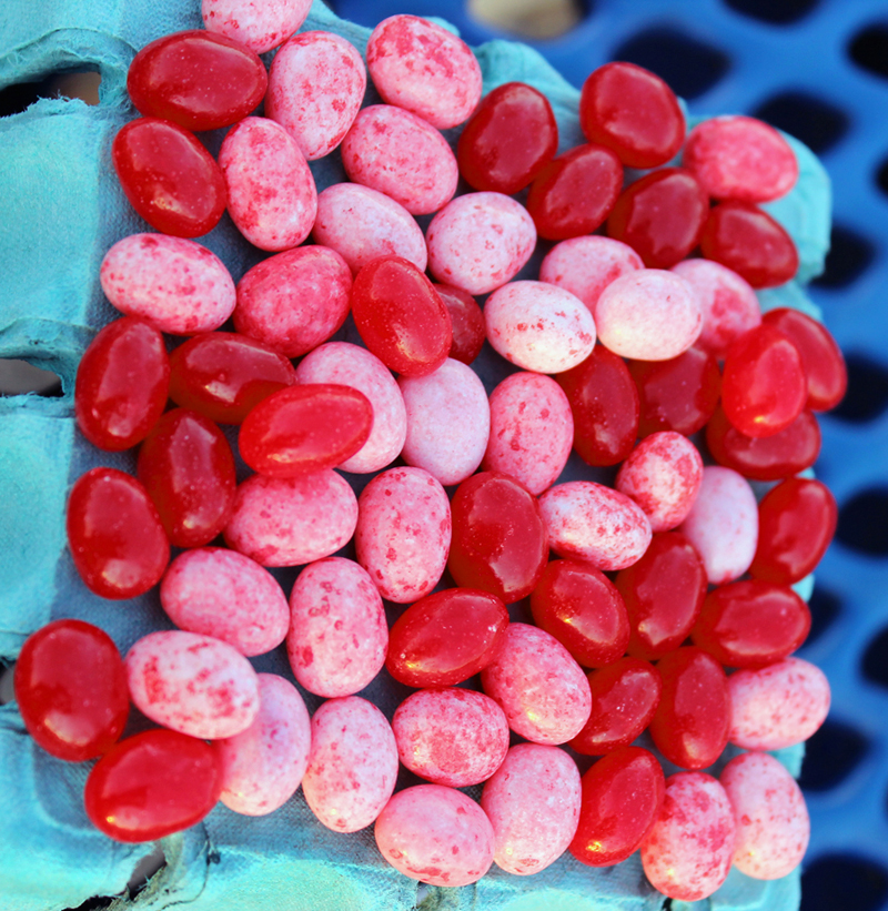 The Wisconsin Candy Dish White Hot Red Hots Jelly Beans
