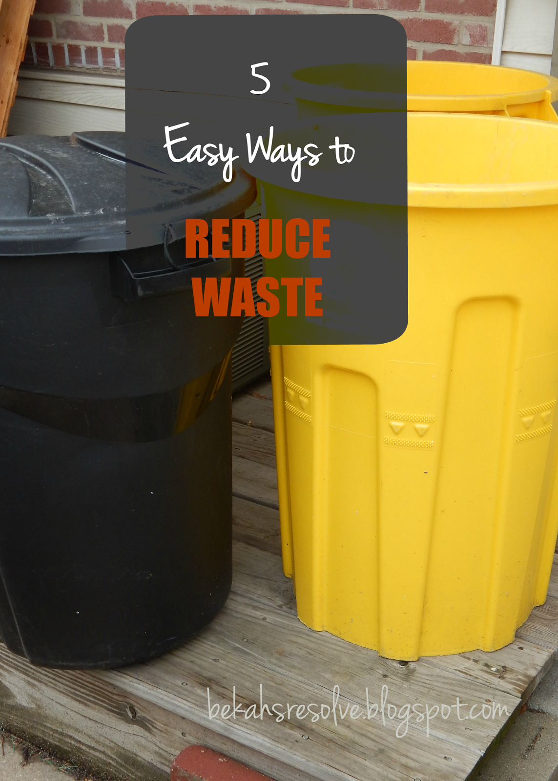 how to reduce waste