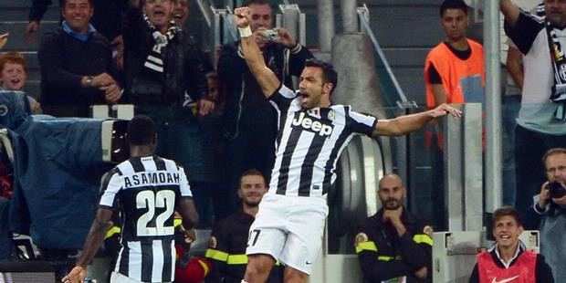 Fabio Quagliarella, Penyerang juve ini tampil gemilang dan membawa Juventus menang 2-0 atas Chievo dalam lanjutan Serie-A