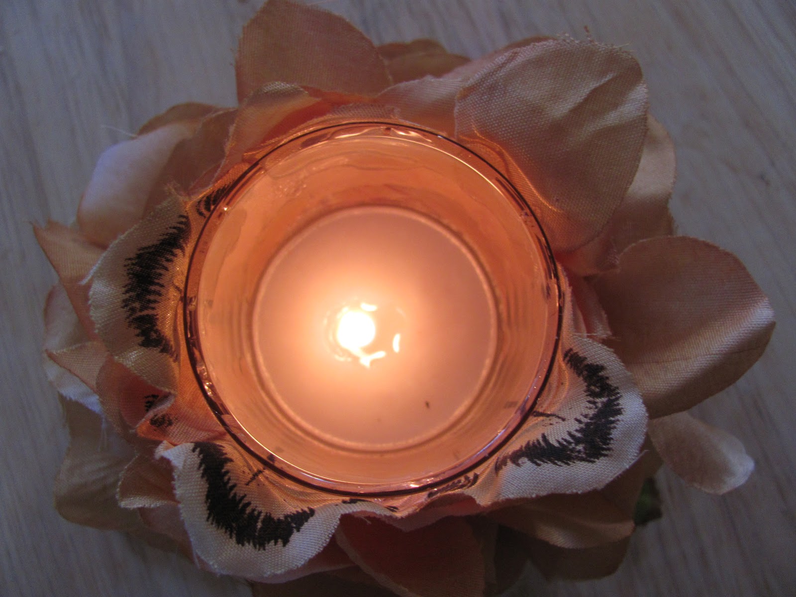 Prim and Propah Wedding Crafting, Flower Votives