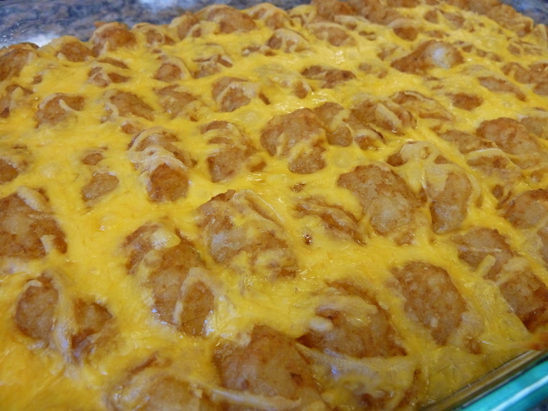 Cookin' Cowgirl Tater Tot Turkey Sausage Breakfast Casserole