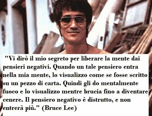 Re Interiore Bruce Lee Come Liberarsi Dai Pensieri Negativi