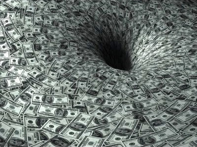 Les pratiques de la finance noire sortent de l'ombre : shadow banking, dark pool ()+a+money+black+hole