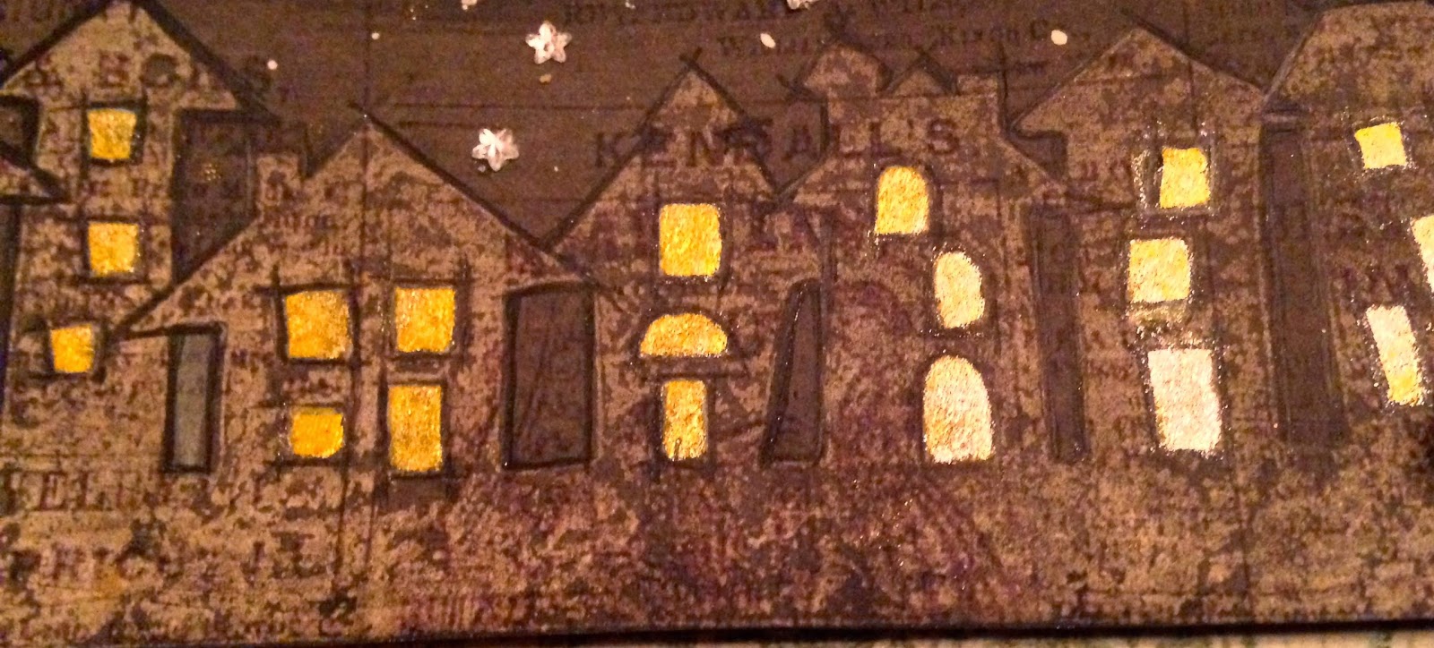 Merry Christmas To All Tag Townscape-- Mary Elizabeth 11,22.13
