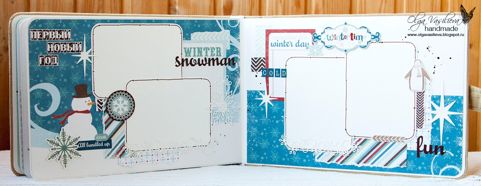 Scrap story My new album for my best friends' baby