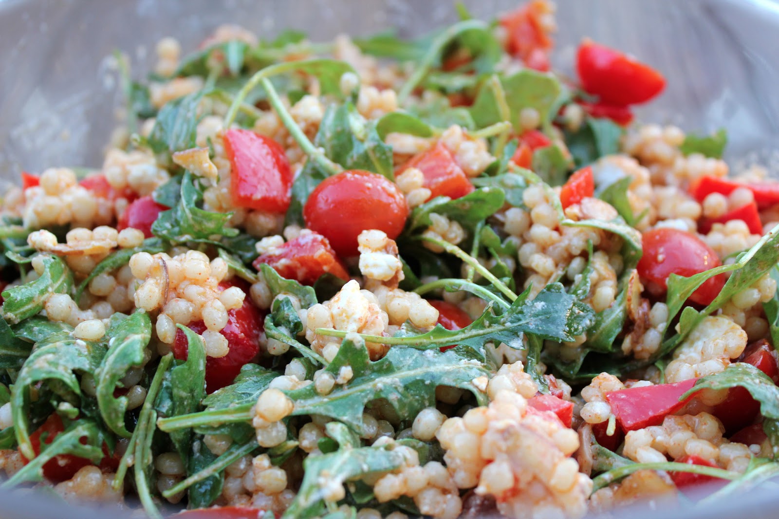 Eat Local. Love Art. Israeli Couscous Salad