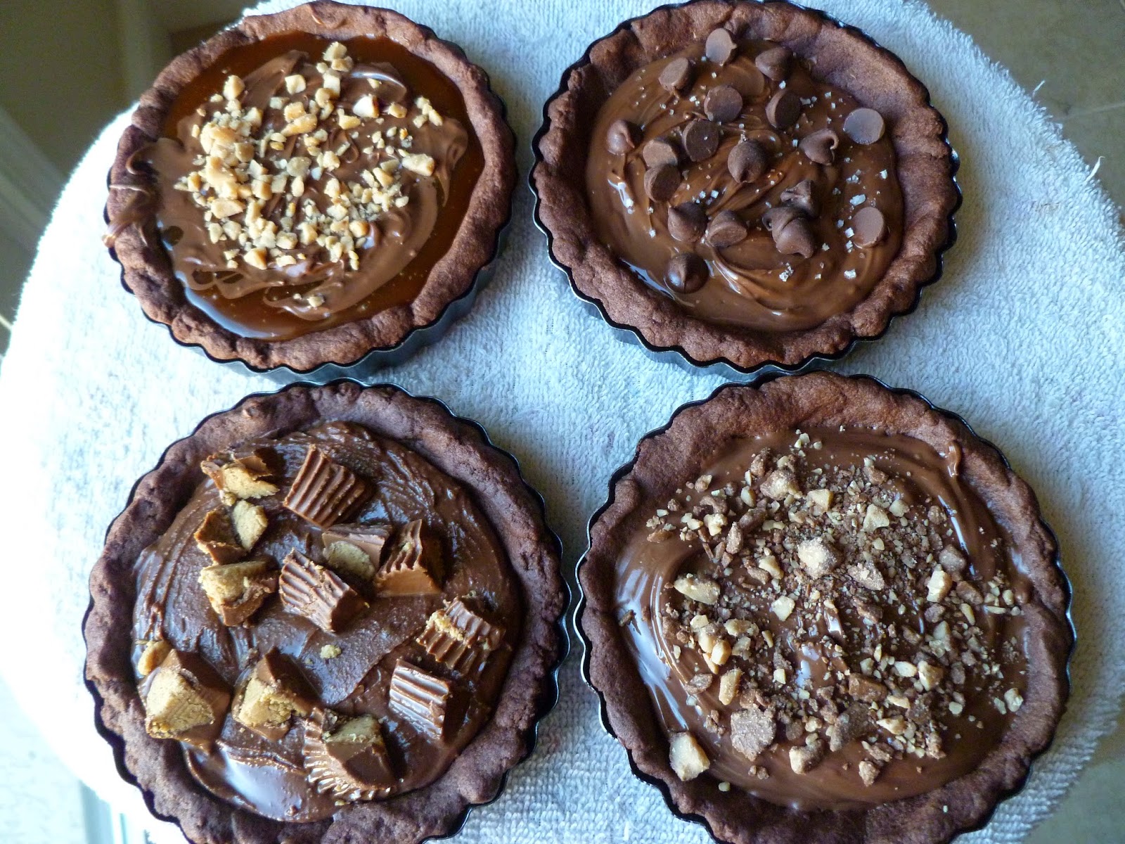 The Pastry Chef's Baking Chocolate Caramel Tarts