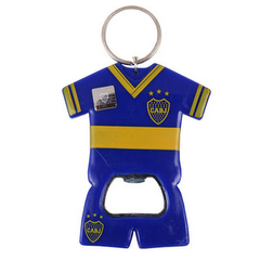 llavero destapador de boca juniors , merchandising.