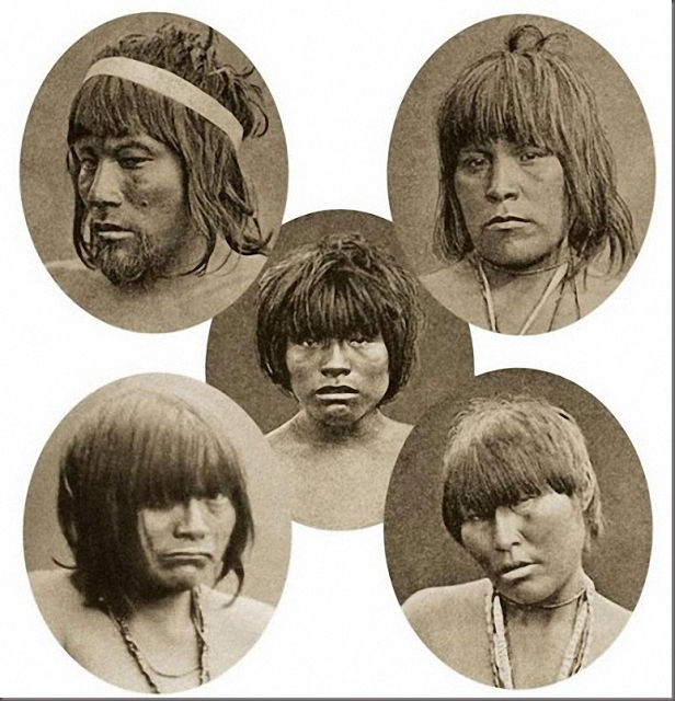Human zoos existed 16 Depressing Photos That Will Destroy Your Faith In Humanity - In 1881, five Indians of the Kawesqar tribe (Tierra del Fuego, Chili) were kidnapped to be transported to Europe to be displayed.