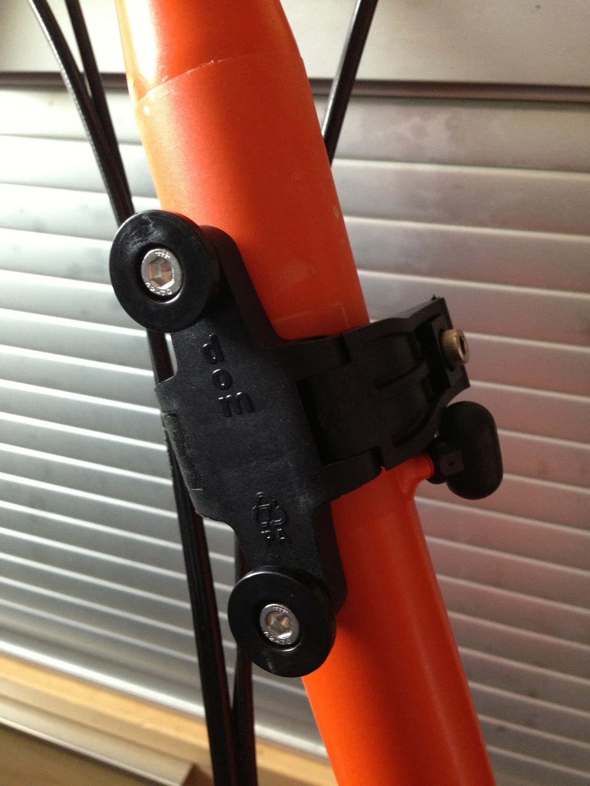 My Orange Brompton Brompton Water Bottle Solution by Monkii