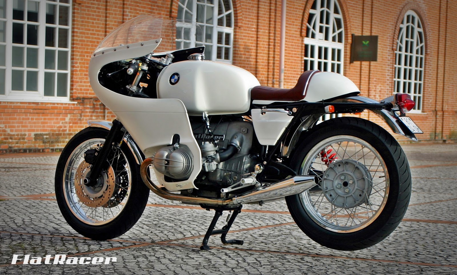 FlatRacer BMW Cafe Racer FlatRacer Mancha Branca BMW Cafe Racer
