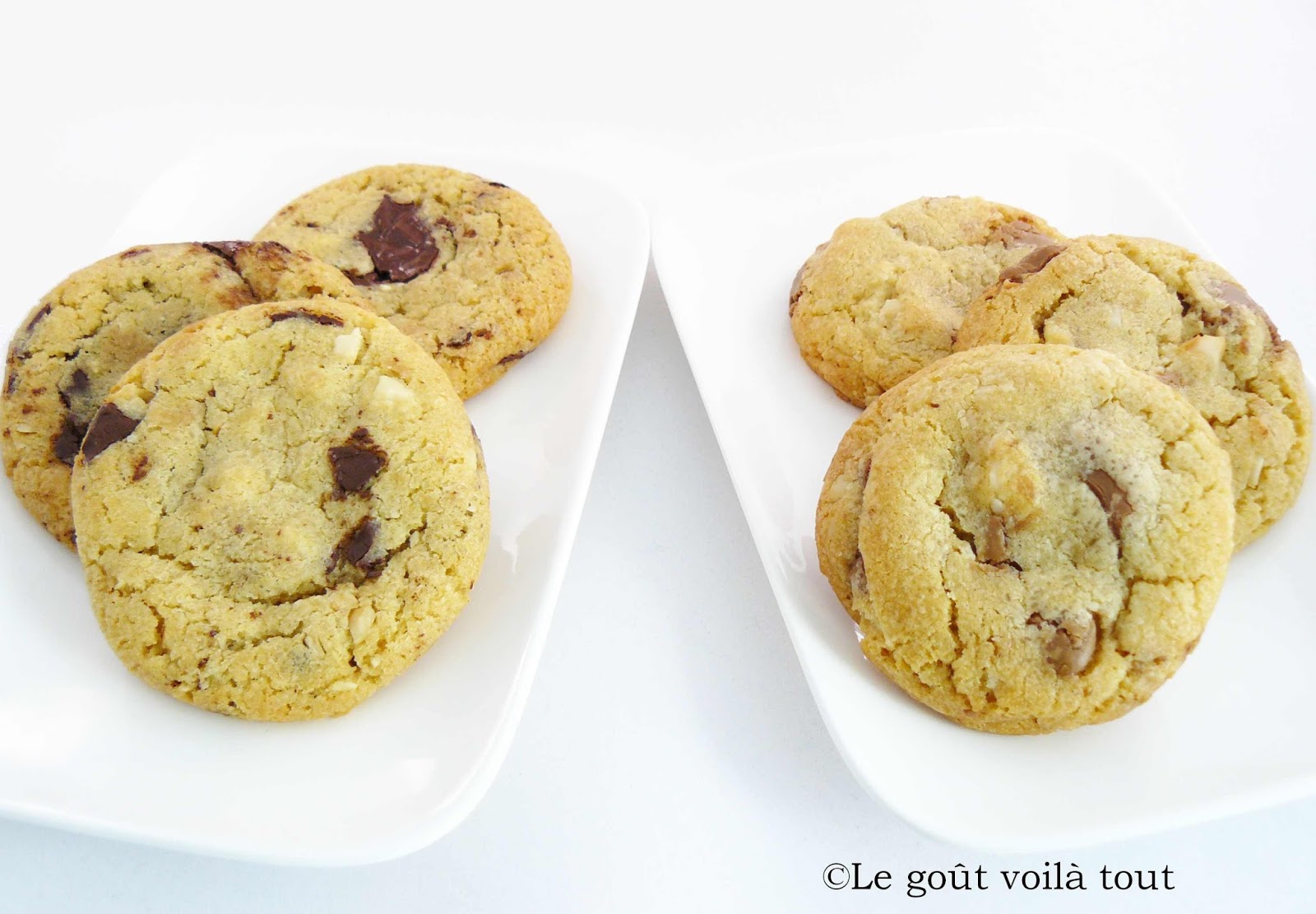 Cookies aux chocolats et noix de macadamia