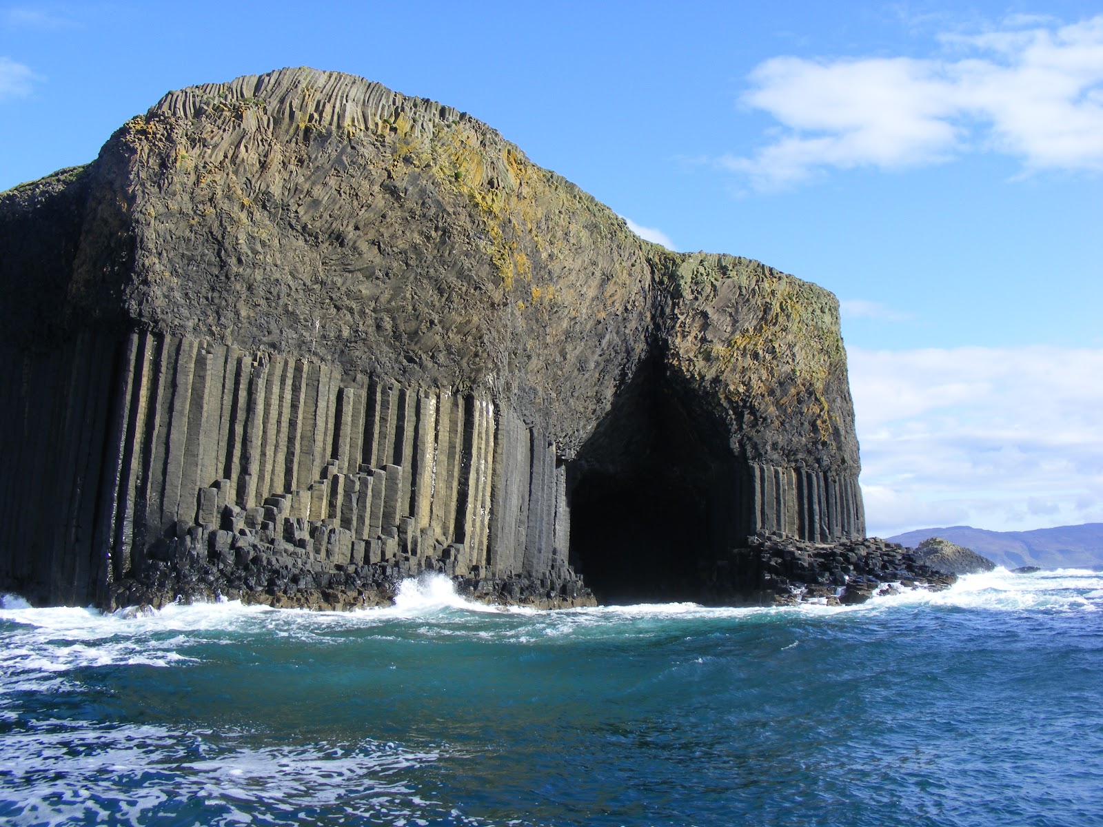 Fingal's Cave on the island of Staffa in Scotland Fingal's cave