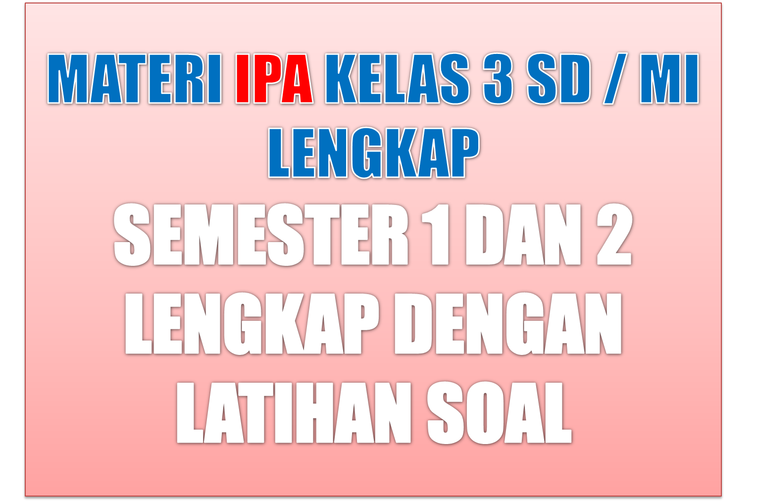 Materi Bahasa Sunda Kelas 3 Sd Semester 1